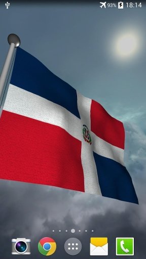 Dominican Republic Flag - LWP截图3