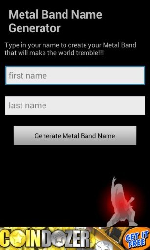 Metal Band Name Generator截图1