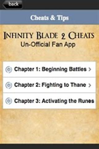 Infinity Blade Tips截图2