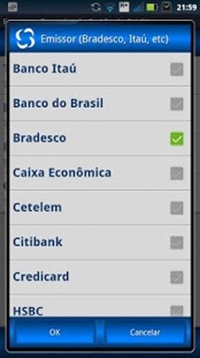 Buscador de Cart&atilde;o de Cr&eacute;dito截图5