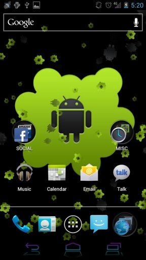 Live Wallpaper - Droid Splash截图6