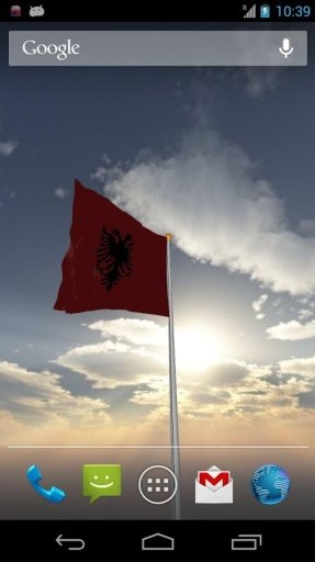 Real Albania Flag Live Wall截图7