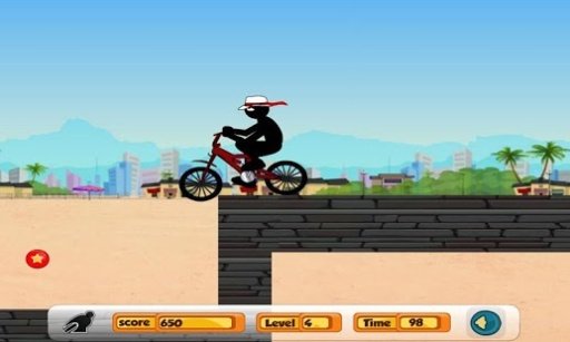 Stunt Dirt Bike -Stickman Rush截图11