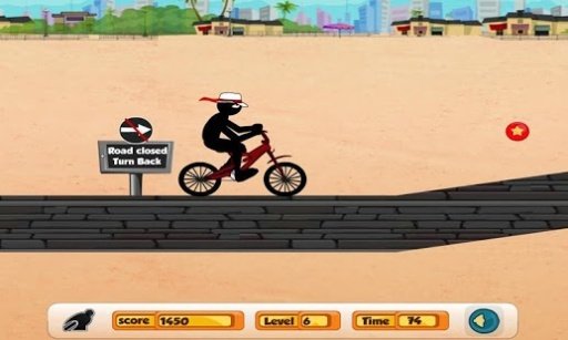 Stunt Dirt Bike -Stickman Rush截图10