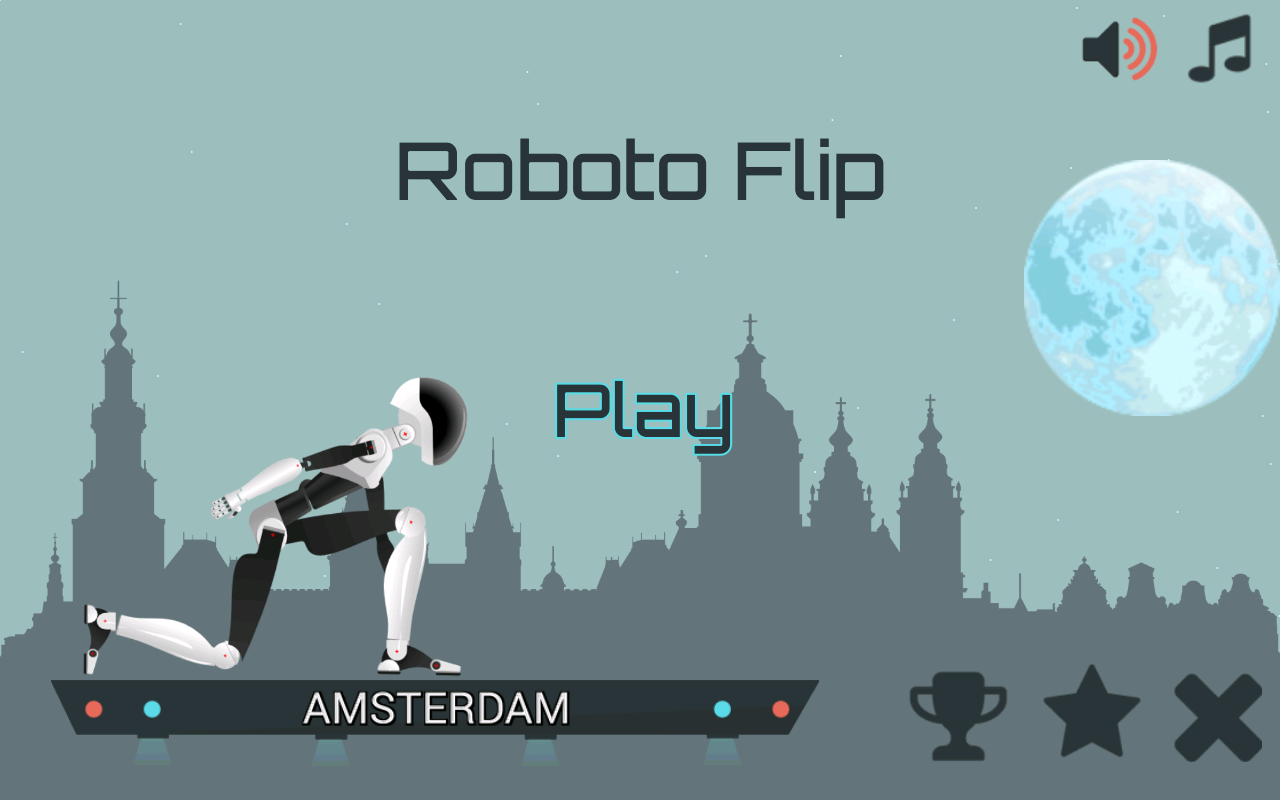 Roboto Flip Runner截图1