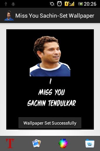 Sachin-Miss You -Set Wallpaper截图1