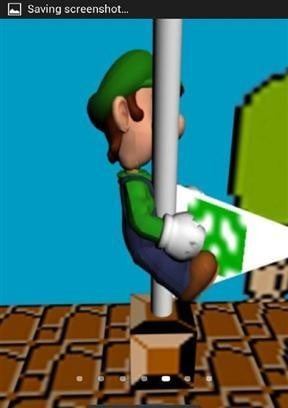 Luigi 3D Flag Capture Live Wallpaper截图1