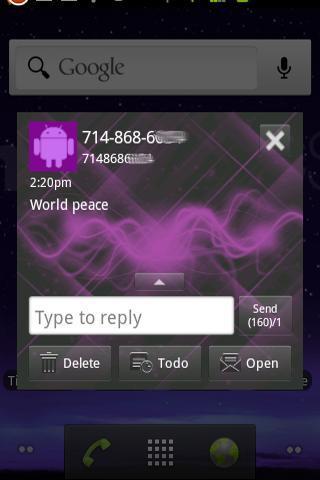 Da Purps Go Sms Pro Theme截图3