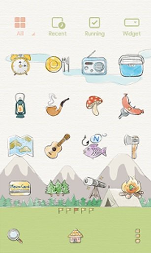 Forest Camp Dodol Theme截图2