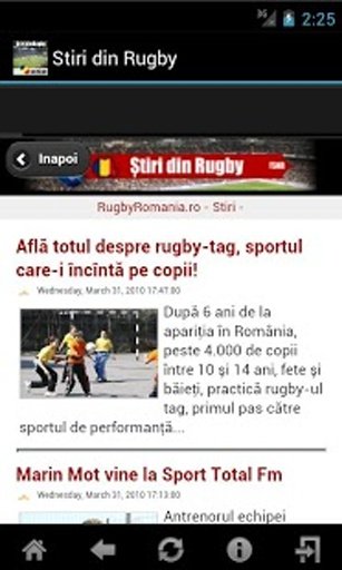 Stiri din Rugby - Romania截图4