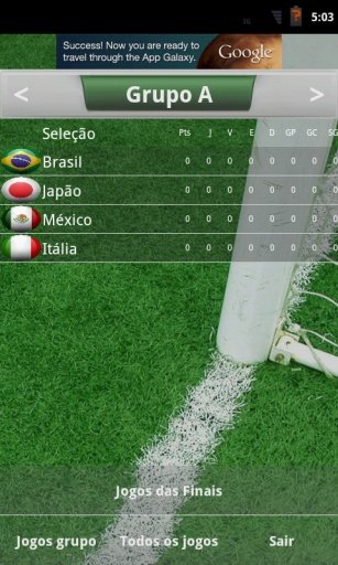 Tabela Copa das Confedera&ccedil;&otilde;es截图6