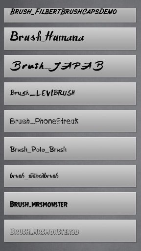 Brush Fonts Free截图4