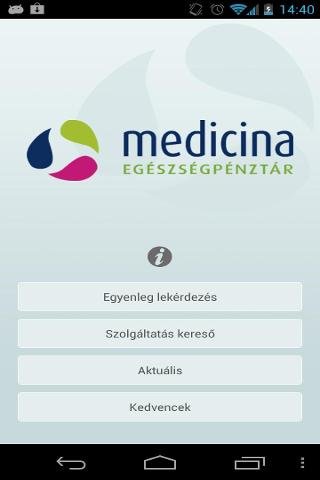 Medicina Eg&eacute;szs&eacute;gp&eacute;nzt&aacute;r截图3