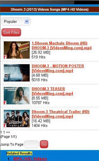 HD Video Songs Downloader截图3