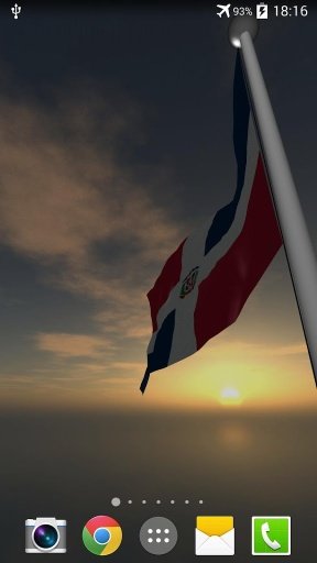 Dominican Republic Flag - LWP截图2