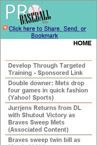 Atlanta Pro Baseball News截图1