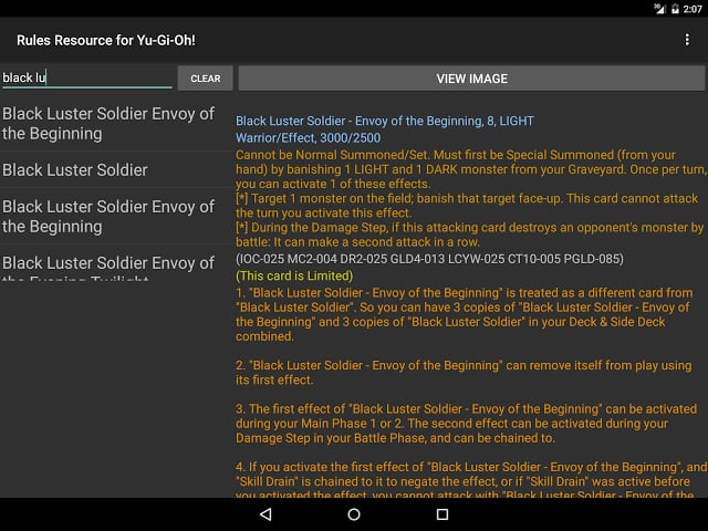 Rules Resource for Yu-Gi-Oh!截图2