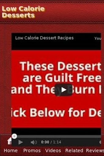 Low Calorie Desserts截图3