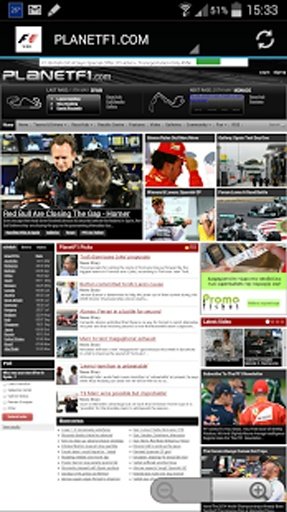 FORMULA 1 WEB截图6