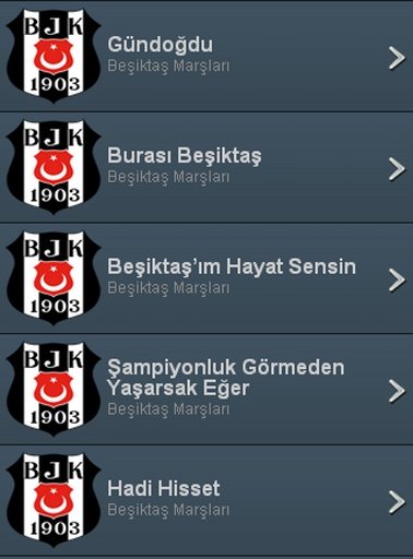 Beşiktaş Marşları截图2