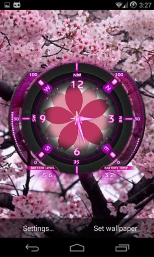 Zen Sakura Live Wallpaper HD截图4