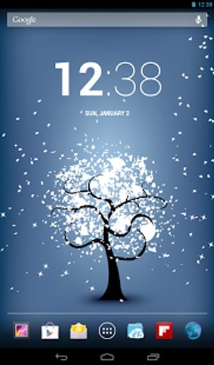 Snowing Tree Live Wallpaper截图6