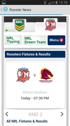 Sydney Roosters News截图1