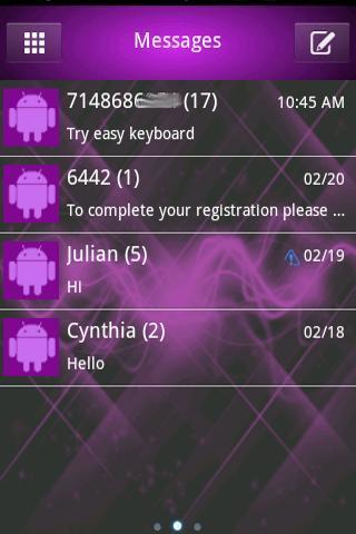 Da Purps Go Sms Pro Theme截图4