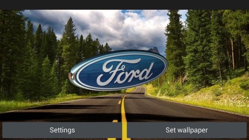 3D FORD Logo Live Wallpaper截图2