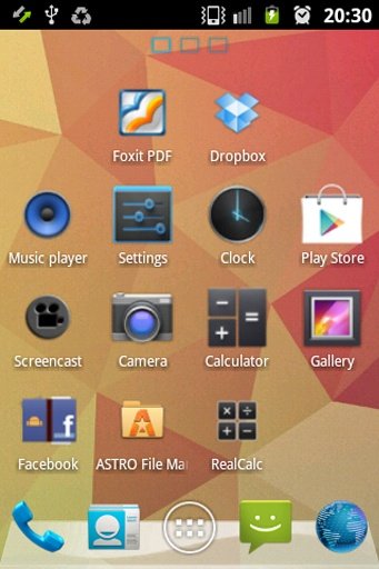 Jelly Bean Theme Go Launcher截图2