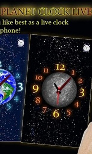 Choose Your Planet Clock LWP截图2