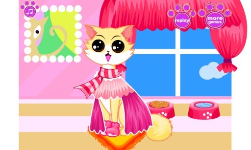 Cute Kitty Cat Dress Up截图2