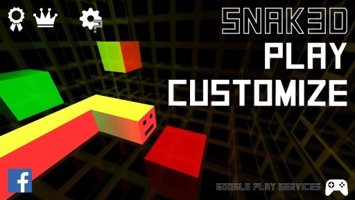 Snak3D: The 3D Snake Game截图5