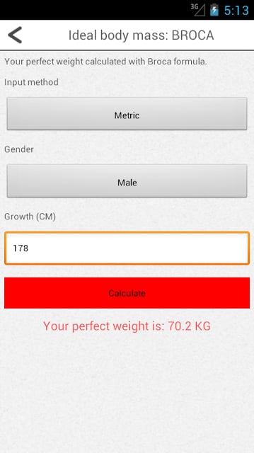 Diet Calculators Free截图1