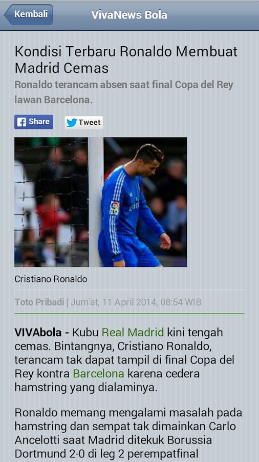 Berita Bola All In One截图3