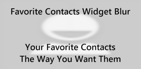 Favorite Contacts Widget...截图1