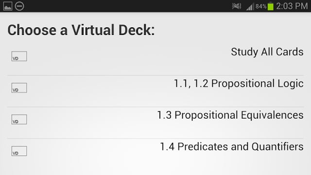 VirtualDeck Flashcards Free截图5