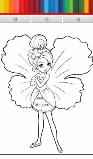 Fairies Coloring Book截图4