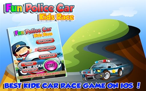 Fun Police Car Kids Race截图1