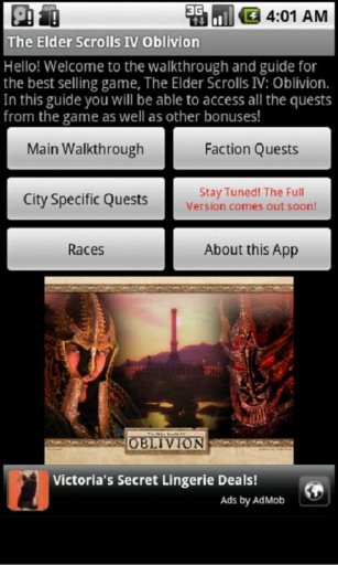 Oblivion: FREE Game Guide截图2