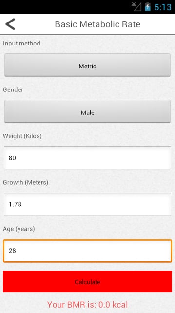 Diet Calculators Free截图5