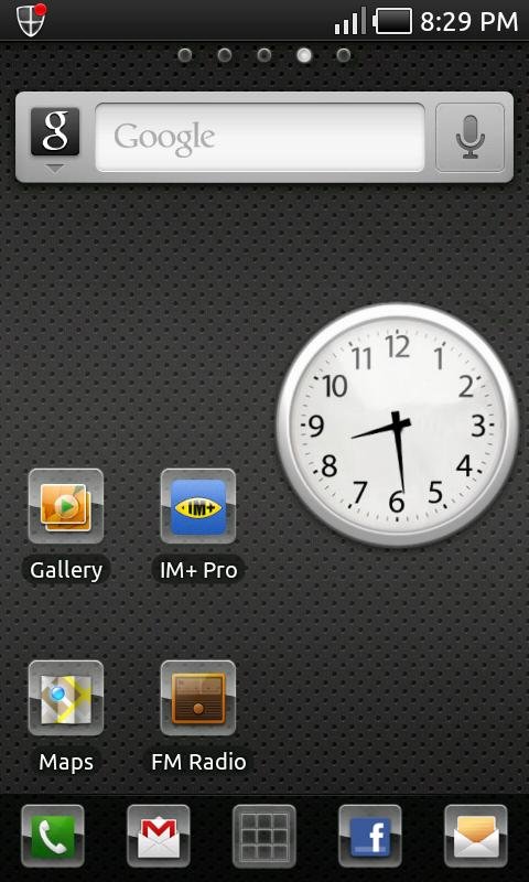 Glass Metal Theme Go Launcher截图3