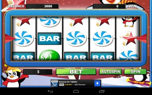 Penguin Run Slots Multi Reels截图1