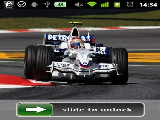 2014 F1 Racing Lock Screen Wallpaper截图4