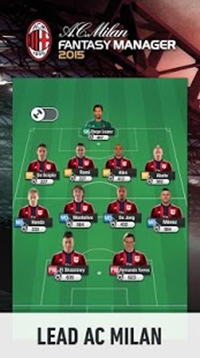 AC Milan Fantasy Manager 2015截图1