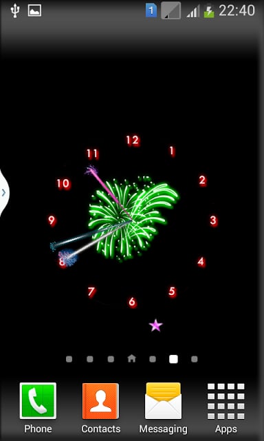 Sparks Analog Diwali Clock截图3