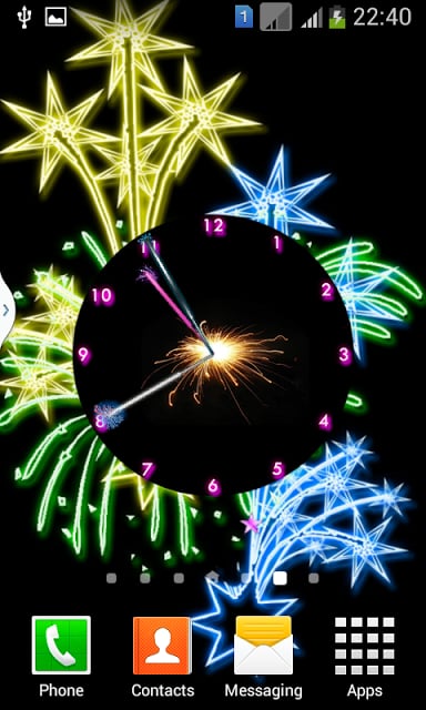 Sparks Analog Diwali Clock截图6