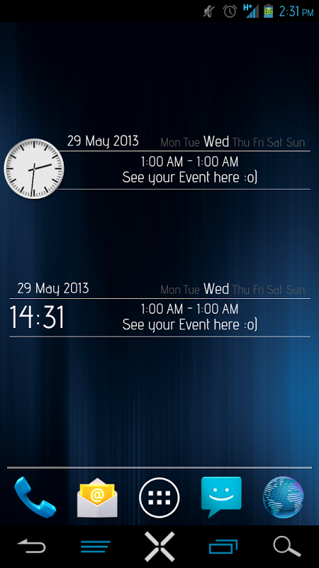 Event Clock - UCCW Skin截图1