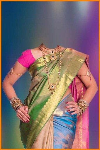 Woman Saree Photo Camera截图1