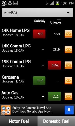 Petrol Diesel LPG Prices India截图3